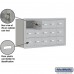 Salsbury Cell Phone Storage Locker - 3 Door High Unit (8 Inch Deep Compartments) - 15 A Doors - Aluminum - Recessed Mounted - Master Keyed Locks  19038-15ARK